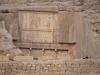 An Iranian family visits the Persepolis historical site near the city of Shiraz in Fars province, about 932 km (579 miles) south of Tehran,...