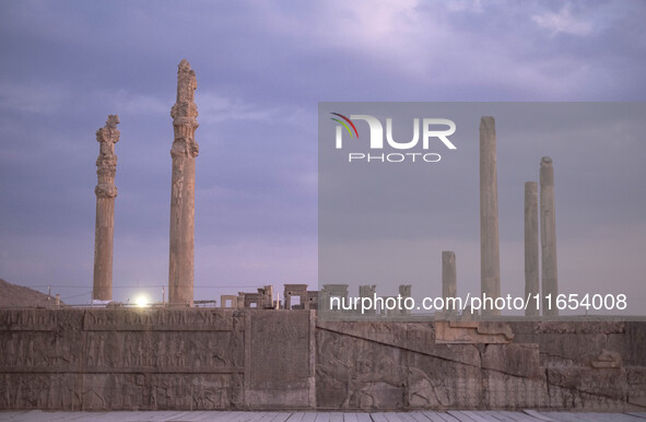 A view of the Persepolis historical site near the city of Shiraz in Fars province, about 932 km (579 miles) south of Tehran, Iran, on Octobe...