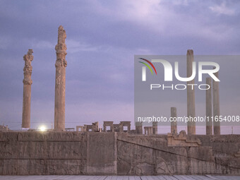 A view of the Persepolis historical site near the city of Shiraz in Fars province, about 932 km (579 miles) south of Tehran, Iran, on Octobe...