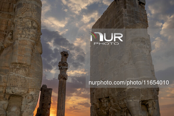 A view of the Persepolis historical site near the city of Shiraz in Fars province, about 932 km (579 miles) south of Tehran, Iran, on Octobe...