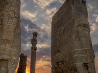 A view of the Persepolis historical site near the city of Shiraz in Fars province, about 932 km (579 miles) south of Tehran, Iran, on Octobe...