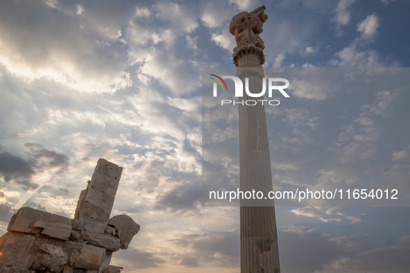 A view of the Persepolis historical site near the city of Shiraz in Fars province, about 932 km (579 miles) south of Tehran, Iran, on Octobe...