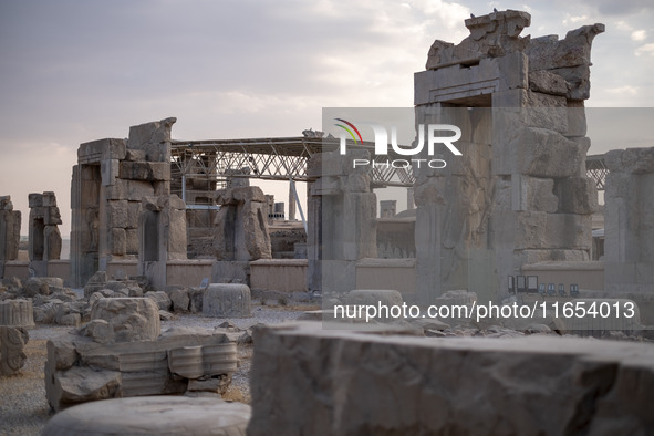 A view of the Persepolis historical site near the city of Shiraz in Fars province, about 932 km (579 miles) south of Tehran, Iran, on Octobe...