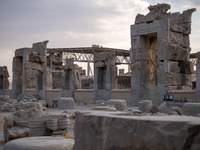 A view of the Persepolis historical site near the city of Shiraz in Fars province, about 932 km (579 miles) south of Tehran, Iran, on Octobe...