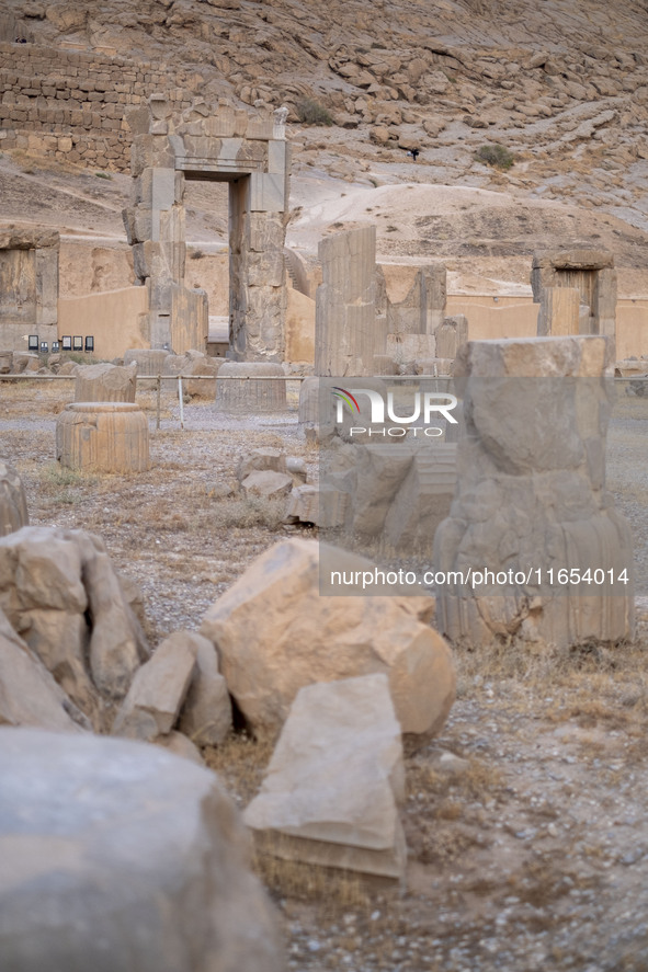 A view of the Persepolis historical site near the city of Shiraz in Fars province, about 932 km (579 miles) south of Tehran, Iran, on Octobe...