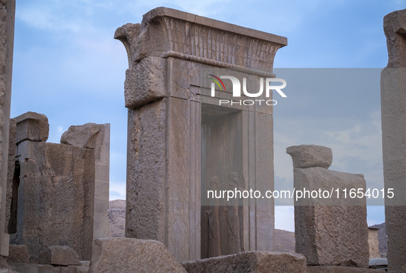 A view of the Persepolis historical site near the city of Shiraz in Fars province, about 932 km (579 miles) south of Tehran, Iran, on Octobe...