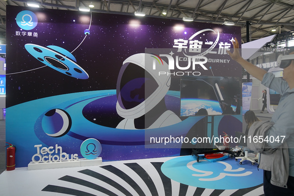 The Metaverse exhibition area is at the International Consumer Electronics Show in Shanghai, China, on October 10, 2024. 