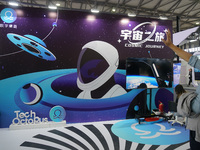 The Metaverse exhibition area is at the International Consumer Electronics Show in Shanghai, China, on October 10, 2024. (