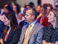 IMO Secretary-General Arsenio Dominguez is seen during the conference in Limassol, Cyprus, on October 10, 2024. The Wista International AGM...