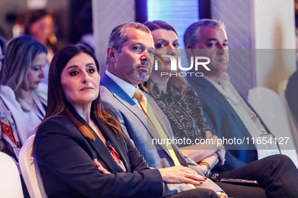 IMO Secretary-General Arsenio Dominguez is seen during the conference in Limassol, Cyprus, on October 10, 2024. The Wista International AGM...