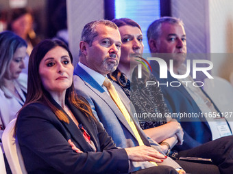 IMO Secretary-General Arsenio Dominguez is seen during the conference in Limassol, Cyprus, on October 10, 2024. The Wista International AGM...