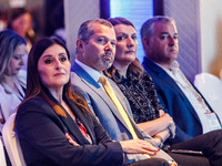 IMO Secretary-General Arsenio Dominguez is seen during the conference in Limassol, Cyprus, on October 10, 2024. The Wista International AGM...