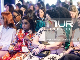 Participants attend the conference in Limassol, Cyprus, on October 10, 2024. The Wista International AGM & Conference 2024 takes place at Am...