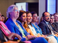 President of Cyprus Nikos Christodoulides is seen during the conference in Limassol, Cyprus, on October 10, 2024. The Wista International AG...