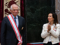 The High Representative of the European Union for Foreign Affairs and Security Policy, Josep Borrell, receives the Grand Cross of Aeronautic...