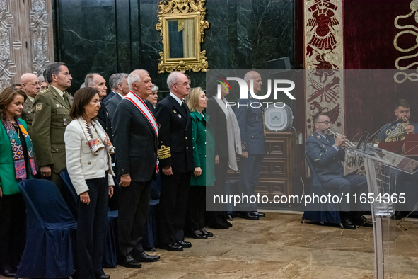 The High Representative of the European Union for Foreign Affairs and Security Policy, Josep Borrell, receives the Grand Cross of Aeronautic...