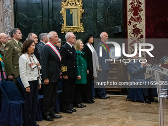 The High Representative of the European Union for Foreign Affairs and Security Policy, Josep Borrell, receives the Grand Cross of Aeronautic...