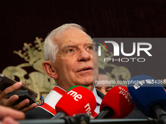 The High Representative of the European Union for Foreign Affairs and Security Policy, Josep Borrell, receives the Grand Cross of Aeronautic...