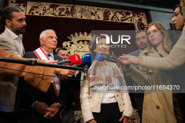 The High Representative of the European Union for Foreign Affairs and Security Policy, Josep Borrell, receives the Grand Cross of Aeronautic...