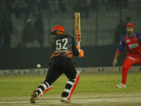 Phil Mustard of Manipal Tigers reacts after missing a shot during the Legends League Cricket T20 match between Manipal Tigers and India Capi...