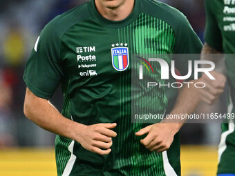 Davide Frattesi (ITA) participates in the UEFA National League Matchday 3 match between Italy and Belgium at the Olympic Stadium in Rome, It...