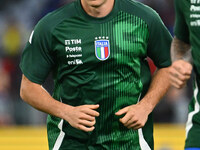 Davide Frattesi (ITA) participates in the UEFA National League Matchday 3 match between Italy and Belgium at the Olympic Stadium in Rome, It...