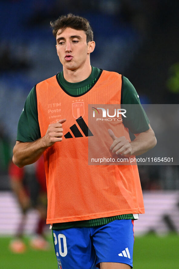 Andrea Cambiaso (ITA) participates in the UEFA National League Matchday 3 match between Italy and Belgium at the Olympic Stadium in Rome, It...