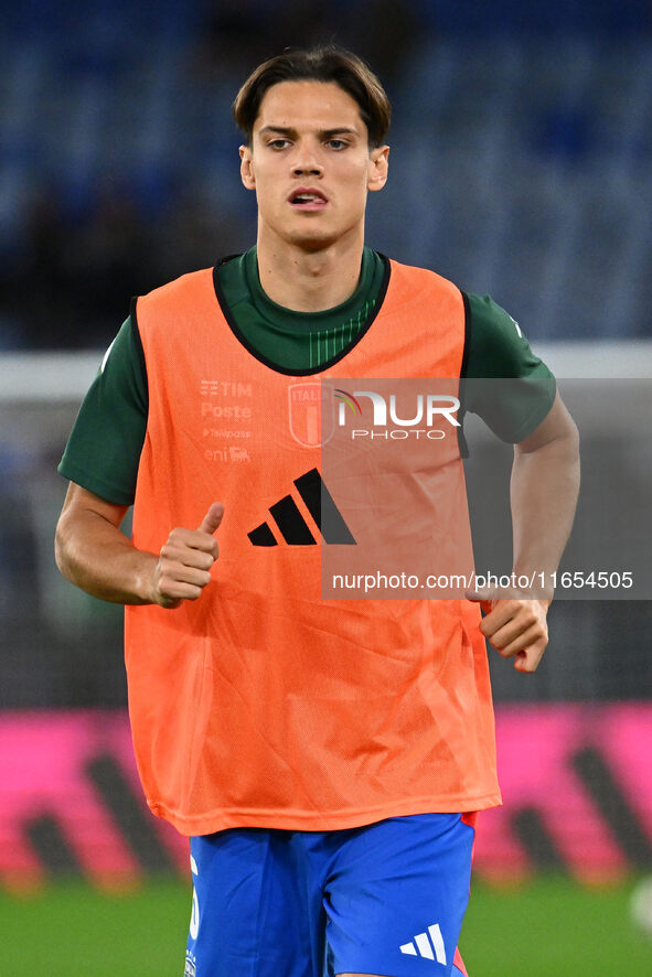 Samuele Ricci (ITA) participates in the UEFA National League Matchday 3 match between Italy and Belgium at the Olympic Stadium in Rome, Ital...