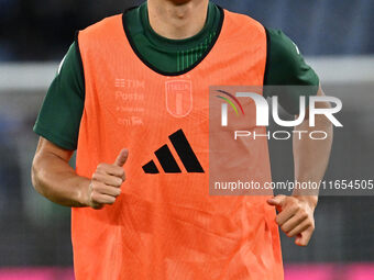 Samuele Ricci (ITA) participates in the UEFA National League Matchday 3 match between Italy and Belgium at the Olympic Stadium in Rome, Ital...