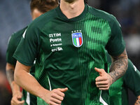 Riccardo Calafiori (ITA) participates in the UEFA National League Matchday 3 match between Italy and Belgium at the Olympic Stadium in Rome,...