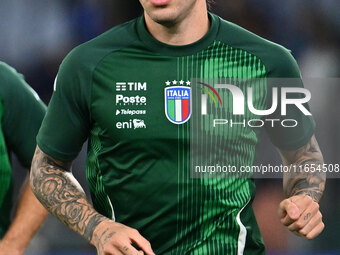 Sandro Tonali (ITA) participates in the UEFA National League Matchday 3 match between Italy and Belgium at the Olympic Stadium in Rome, Ital...