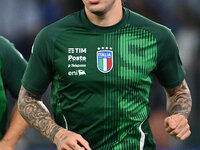 Sandro Tonali (ITA) participates in the UEFA National League Matchday 3 match between Italy and Belgium at the Olympic Stadium in Rome, Ital...