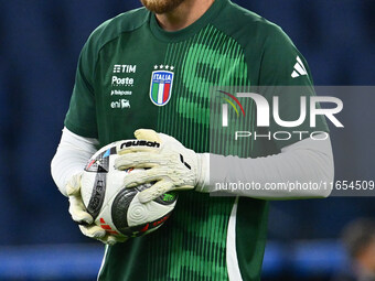 Michele Di Gregorio (ITA) participates in the UEFA National League Matchday 3 match between Italy and Belgium at the Olympic Stadium in Rome...