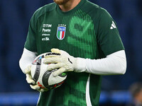 Michele Di Gregorio (ITA) participates in the UEFA National League Matchday 3 match between Italy and Belgium at the Olympic Stadium in Rome...