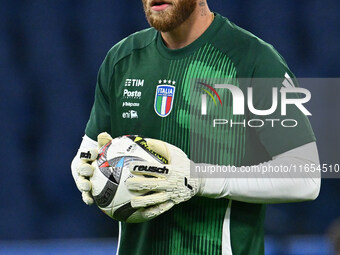 Michele Di Gregorio (ITA) participates in the UEFA National League Matchday 3 match between Italy and Belgium at the Olympic Stadium in Rome...