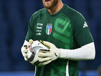 Michele Di Gregorio (ITA) participates in the UEFA National League Matchday 3 match between Italy and Belgium at the Olympic Stadium in Rome...