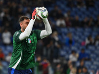 Gianluigi Donnarumma (ITA) participates in the UEFA National League Matchday 3 match between Italy and Belgium at the Olympic Stadium in Rom...