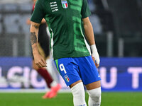 Mateo Retegui (ITA) participates in the UEFA National League Matchday 3 match between Italy and Belgium at the Olympic Stadium in Rome, Ital...