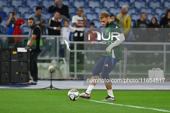 Michele Di Gregorio (ITA) participates in the UEFA National League Matchday 3 match between Italy and Belgium at the Olympic Stadium in Rome...