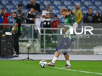 Michele Di Gregorio (ITA) participates in the UEFA National League Matchday 3 match between Italy and Belgium at the Olympic Stadium in Rome...