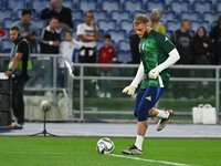 Michele Di Gregorio (ITA) participates in the UEFA National League Matchday 3 match between Italy and Belgium at the Olympic Stadium in Rome...