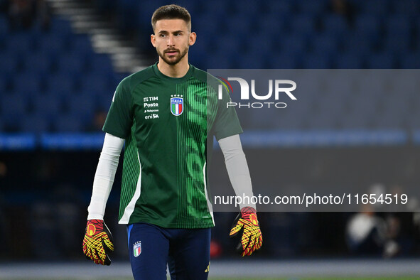 Guglielmo Vicario (ITA) participates in the UEFA National League Matchday 3 match between Italy and Belgium at the Olympic Stadium in Rome,...