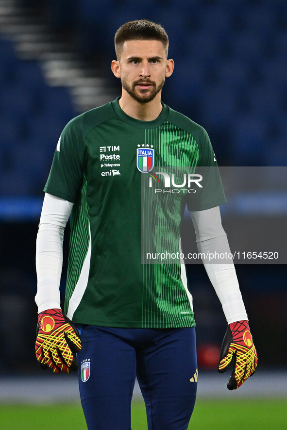 Guglielmo Vicario (ITA) participates in the UEFA National League Matchday 3 match between Italy and Belgium at the Olympic Stadium in Rome,...