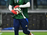 Gianluigi Donnarumma (ITA) participates in the UEFA National League Matchday 3 match between Italy and Belgium at the Olympic Stadium in Rom...