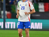 Andrea Cambiaso (ITA) celebrates after scoring the goal of 1-0 during the UEFA National League Matchday 3 match between Italy and Belgium at...