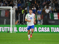 Andrea Cambiaso (ITA) celebrates after scoring the goal of 1-0 during the UEFA National League Matchday 3 match between Italy and Belgium at...