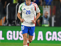 Andrea Cambiaso (ITA) celebrates after scoring the goal of 1-0 during the UEFA National League Matchday 3 match between Italy and Belgium at...