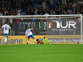 Andrea Cambiaso (ITA) scores the goal of 1-0 during the UEFA National League Matchday 3 match between Italy and Belgium at the Olympic Stadi...