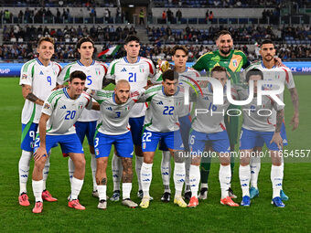 Andrea Cambiaso (ITA) scores the goal of 1-0 during the UEFA National League Matchday 3 match between Italy and Belgium at the Olympic Stadi...