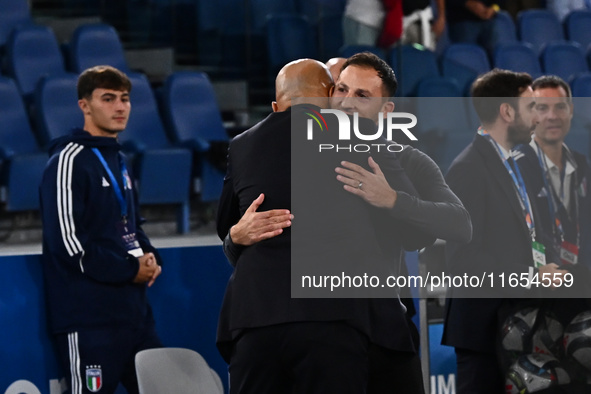 During the UEFA National League Matchday 3 match between Italy and Belgium at the Olympic Stadium in Rome, Italy, on October 10, 2024. 